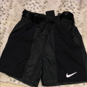 nike shorts with belt